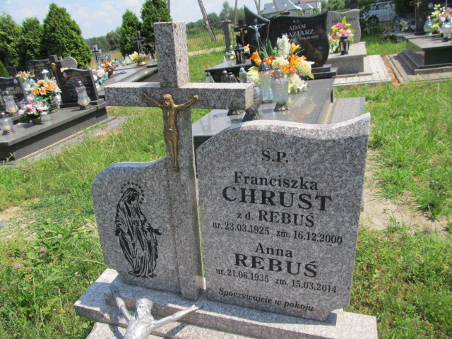 Franciszka Chrust 1925 Horyniec Zdrój - Grobonet - Wyszukiwarka osób pochowanych