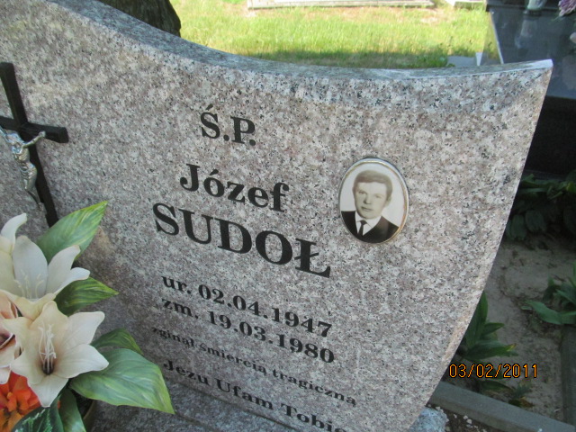 Józef Sudoł 1947 Horyniec Zdrój - Grobonet - Wyszukiwarka osób pochowanych