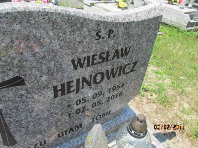 Wiesław Hejnowicz 1954 Horyniec Zdrój - Grobonet - Wyszukiwarka osób pochowanych