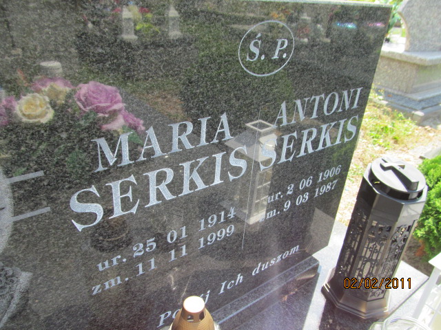 Maria Serkis 1914 Horyniec Zdrój - Grobonet - Wyszukiwarka osób pochowanych
