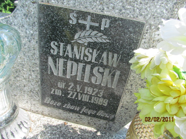 Stanisław Nepelski 1923 Horyniec Zdrój - Grobonet - Wyszukiwarka osób pochowanych