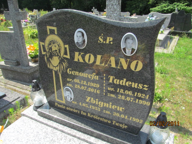 Zbigniew Kolano 1955 Horyniec Zdrój - Grobonet - Wyszukiwarka osób pochowanych